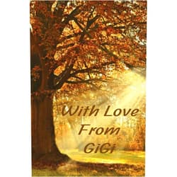 By Debbie Pankers (Author) With Love from GiGi: Lined notebook for GiGi's notes and memories