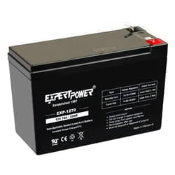 ExpertPower 12v 7ah Rechargeable Sealed Lead Acid Battery