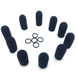 LINHUIPAD Microphone Cover Compatible with David Clark Aviation Microphone Windscreens DC Mic Covers Protector for M-4 M-7 Headsets Microphone(Pack fo 10)