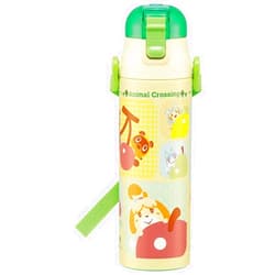 Skater SDC6N-A Children's Stainless Steel Water Bottle, Direct Drinking, 20.9 fl oz (580 ml), Animal Crossing, Girls