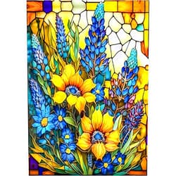 wmpikd Diamond Art Painting Kits for Adults 5d DIY Flower Gem Art Kit Round Full Drill Small Paint with Diamonds for Beginners Crafts for Home Wall Decor Gift 12x16 Inch