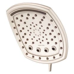 Oxygenics AllSpa Brushed Nickel Rain Shower Head 1.8-GPM (6.8-LPM)