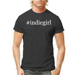 Tracy Gifts #indiegirl - Hashtag Men's Adult Short Sleeve T-Shirt