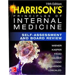 Charles Wiener,Dennis Kasper,Anthony Fauci,Stephen Hauser,Dan Longo,J. Larry Jameson,Joseph Loscalzo,Cynthia Brown,Brain Houston Harrison's Principles of Internal Medicine Self-Assessment and Board Review, 19th Edition