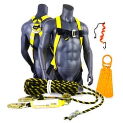 KwikSafety - Charlotte, NC - TORNADO Fall Protection Safety Harness [Full Body Single D-Ring] Construction ANSI Tested OSHA