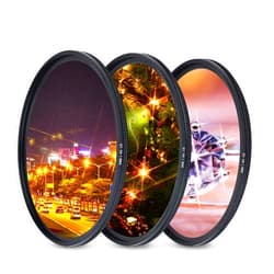 JJC 52mm Variable Star Filter Cross Screen Starburst Filter Kit for Nikon AF-S DX 18-55mm f3.5-5.6G for Fujifilm XC 15-45mm f3.5-5.6 for Canon EF 40mm f2.8 Lens & Other Lenses with 52mm Filter Thread