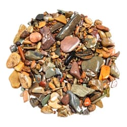 WDEFUN 4.5 LBS Aquarium Gravel River Rock Stones, Natural Decorative Polished Mixed Colorfl Gravel,Outdoor Decorative Stones for Plant Aquariums, Landscaping, Vase Fillers