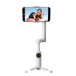 Insta360 Flow Gimbal Stabilizer for Smartphone, AI-Powered Gimbal, 3-Axis Stabilization, Built-in Tripod, Portable & Foldable, Auto Tracking Phone Stabilizer, Video Recording, Stone Gray