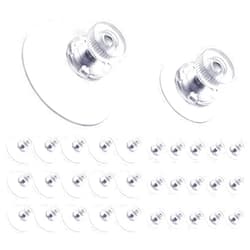 Teenyyou 30 Packs Mini Suction Cups Bulk 25mm/40mm Suction Pads with Screws Clear PVC Sucker Pads Strong Adhesive Suction Hook Holder for Bathroom Wall Window Car Shade License Plates