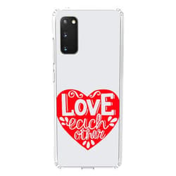 DistinctInk Clear Shockproof Hybrid Case for Samsung Galaxy S20 & S20 5G (6.2