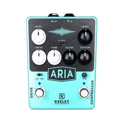 Keeley Aria Compressor and Overdrive Pedal