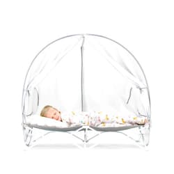Regalo My Cot Deluxe Portable Toddler Bed with Canopy, Provides UV Protection