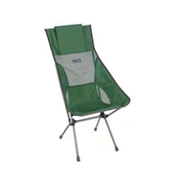Helinox Sunset Chair Lightweight, High-Back, Compact, Collapsible Camping Chair, Forest Green, with Pockets