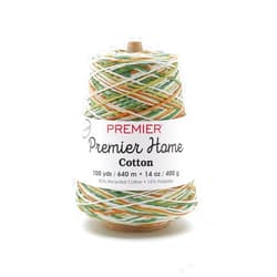 Premier Yarns Home Cotton Cone Yarn, Ideal Knitting and Crochet Supplies, Made of Recycled Cotton and Polyester, Woodland, 700 Yards