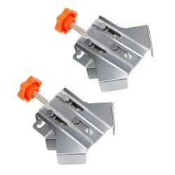 SOPHREPT Right Corner Clamps for Woodworking, Pack of 2, Stainless Steel Right Angle Clamp, Durable 90 Degree Clamp for Woodworking, Efforteless Adjusting Wood Clamps