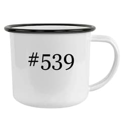 Molandra Products #539-12oz Hashtag Camping Mug Stainless Steel, Black