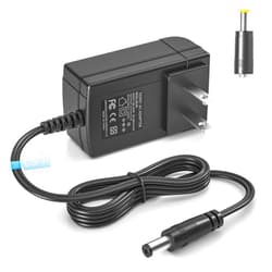 E ERSY 27V Massage Gun Charger fit for Sharper Image Powerboost 1011666 1012667 1013002 1013983 2437599 Powerboost Deep Tissue Cordless Masssage Gun, 6.5FT