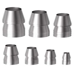 PAGOW 7 Pack Safety Round Handle Wedges, Mauls Handle Wedge Kit, Conical Handle Steel Wedges for Hammer Axe (0.30 inch / 0.4 inch / 0.47 inch/ 0.54 inch / 0.62 inch / 0.71 inch / 0.78 inch)