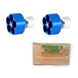 Nimrod's Wares Two Pachmayr S&W J Frame .357 .38 SPL Speedloaders 5-Rd Competition 02650 Bundle Microfiber Cloth
