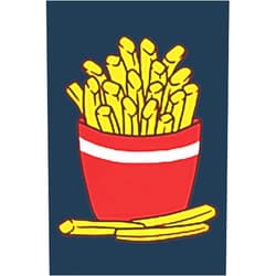Maurice Jackson French Fries Potato Fast Food Lover: Premium matte cover design, 116 Pages, Size 6 x 9in