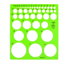 Westcott LetterCraft Large and Small Circles Template (T-831)