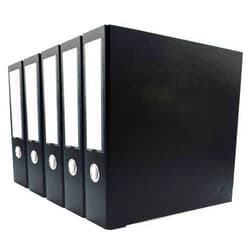 Bindertek 3-Ring Premium Binder, Pack of 5 - Black, 3