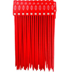AVG Packaging Supplies Red Plastic Security Seals (16
