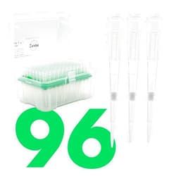 Kashi Scientific 20 uL Universal Filtering Racked Laboratory Pipette Tips, Sterile Dnase/Rnase Free, Pyrogen Safe [20ul, Filtered, 96 Tips]