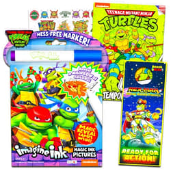 NINJA TURTLES TMNT Imagine Ink Activity and Coloring Book Bundle for Kids with 25 Ninja Turtle Tattoos and Party Favors