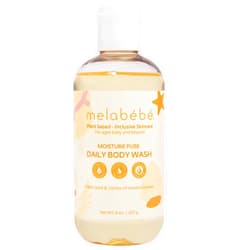 Melabebe Moisture Fuse: Daily Body Wash - Natural Baby Body Wash Sensitive Skin Relief & Baby Eczema Body Wash for Kids - Gentle Sensitive Baby Wash and Baby Shampoo and Body Wash for All Ages - 8oz