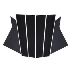 NewYall 6Pcs Black Window Door Pillar Posts Cover Trim Decal Sticker Set for Chevrolet Impala 2014-2020