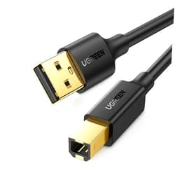 UGREEN USB Printer Cable - USB A to B Cable, 2.0 USB B Cable High-Speed Printer Cord Compatible with Hp, Canon, Brother, Samsung, Dell, Epson, Lexmark, Xerox, Piano, Dac, and More 10 FT