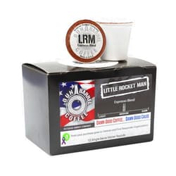 Gun Barrel Coffee Espresso Pods - Little Rocket Man - Smooth Delicious Gourmet Quality K-Cups - Veteran-Owned American Coffee Roasters (12 Pack for 1.0 and 2.0 Brewers)