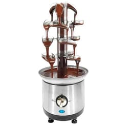 Ottapic Chocolate Fountain 4 Tier, 2.5lb Capacity, Stainless Steel Electric Chocolate Fondue Fountain Machine for Nacho Cheese, Sauce, Liqueuers, Wedding, Birthday Party for Christmas Gift