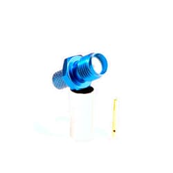 BigCatCables SMA Type Female Blue Crimp Connector for LMR195, RG58 Blue Female