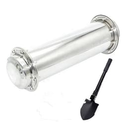 ZBMZB Large 19.5inch Stainless Steel Time Capsule Waterproof Container/Storage Bury