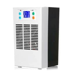 HURRISE Electric Water Heater Chiller, AC 100‑240V 20L Aquarium Chiller ABS Housing Digital Display Intelligent Temperature Control 70W with Pump for Fish (US Plug Pump US Plug 110V)
