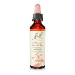 Bach Original Flower Remedies, Mimulus for Facing Fears, Natural Homeopathic Flower Essence, Holistic Wellness and Stress Relief, Vegan, 20mL Dropper