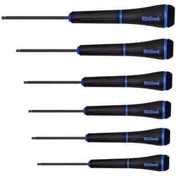 Eklind Tool EKLIND 92600 PSD Ball-Hex (allen) Precision Screwdriver - 6pc set Metric MM sizes 1.3-4