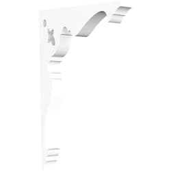 Ekena Millwork BKTP01X04X06HE Heath Architectural Grade PVC Brackets, 5/8