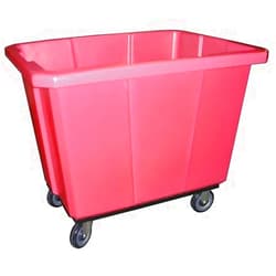 Bayhead Products Cube Truck, 7/16 cu. yd, 600 lb. Cap, Red