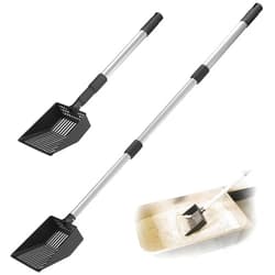ESGPET Cat Litter Scoop, Metal Long Handle Kitty Litter Scooper, Deep Shovel, 21