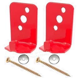 BigDavesYardSale (2 Pack) - Universal Fire Extinguisher Wall Hook, Mount, Bracket, Hanger for 5 Lb. Extinguisher - Free Screws & WASHERS Included