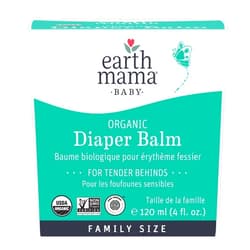 Earth Mama Organic Economy Size Diaper Balm | Diaper Cream for Baby | EWG Verified, Petroleum & Artificial Fragrance-Free with Calendula for Sensitive Skin, 4-Fluid Ounce