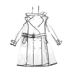 XUJIQI Waterproof Portable Raincoat, Rain Coats for Women Clear Reusable Rain Resistant Poncho with Hoods and Belt for Rain Jacket Outwear, Festivals, Outdoors
