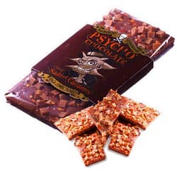 Psycho Juice Psycho Chilli Salted Caramel Ghost Pepper Milk Chocolate Bar 100g