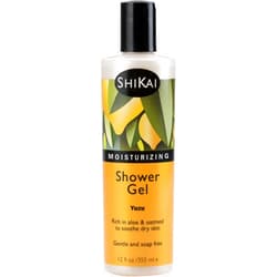 ShiKai Daily Moisturizing Shower Gel (Yuzu, 12 oz) | Gentle Soap-free Formula | With Aloe Vera & Oatmeal for Soft, Healthy Skin | Dry Skin Relief