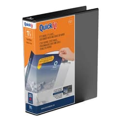 QuickFit View 3-Ring Binder, 1 1/2