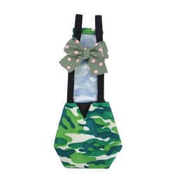 Angstmeier Chicken Diapers for Hens Diaper Nappy Poultry Cloth for Rooster Silkies Chicks 3 Size (Small,Green Camouflage)
