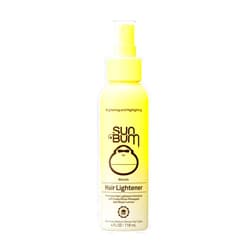 Sun Bum Hair Lightener Spray - For Blonde to Medium Brown Hair Types - UV Protecting - Enriched with Pineapple and Meyer Lemon - Vegan - 4 oz